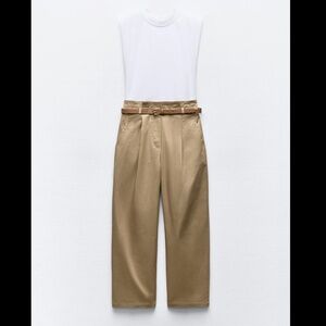 ZARA Belted Jumpsuit